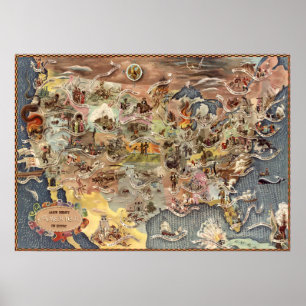 Amerika van Bohrod, zijn geschiedenis Poster