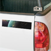 Amerika van de ruimte van dag tot nacht bumpersticker (Op Truck)