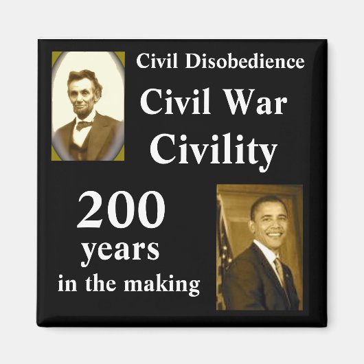 Amerika, verandering in wording magneet (Voorkant)