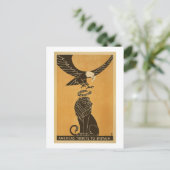 Amerika verdeelt Groot-Brittannië met propaganda Briefkaart (Staand voorkant)