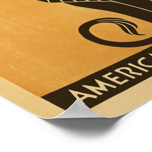 Amerika verdeelt Groot-Brittannië met propaganda Poster (Hoek)