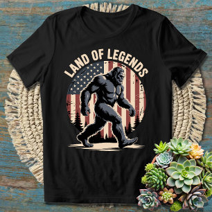 Amerika Verenigde Staten Land van Legends Bigfoot  T-shirt