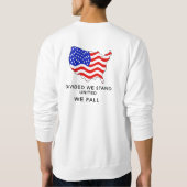 Amerika verenigt lange hoes trui (Achterkant)