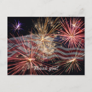 Amerika vieren Dank u Briefkaart
