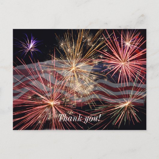 Amerika vieren Dank u Briefkaart (Voorkant)