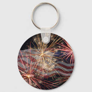 Amerika vieren sleutelhanger