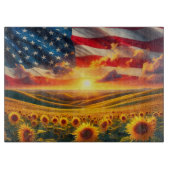 Amerika vieren snijplank (Voorkant)