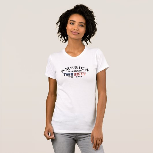 Amerika viert 250 Design T-shirt (Voorkant volledig)