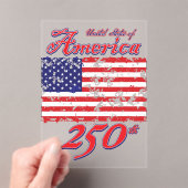 Amerika viert 250 jaar acryl uitnodigingen (Insitu (Draagbaar))