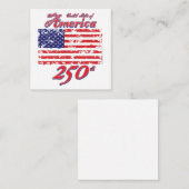 Amerika viert 250 jaar informatiekaartje (Voorkant / Achterkant)