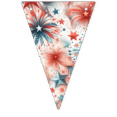 Amerika viert feest vlaggetjes (Eerste vlag)