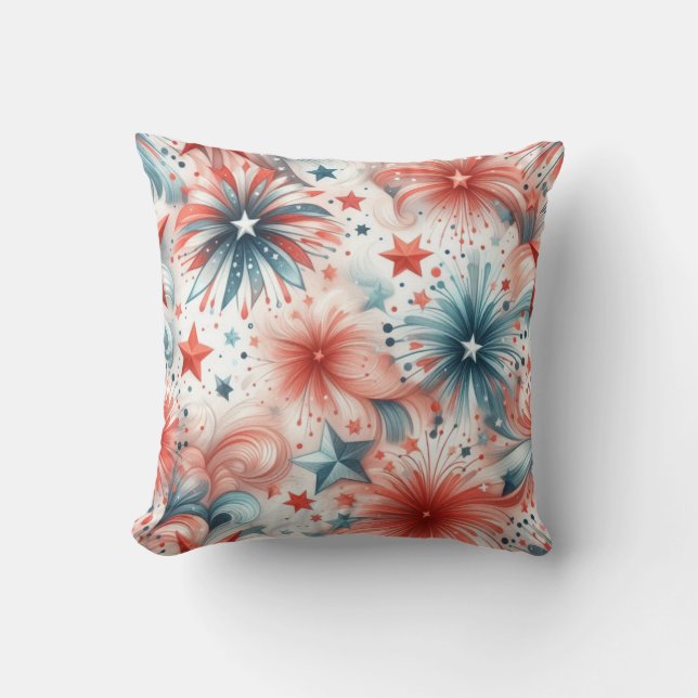 Amerika viert kussen (Voorkant)