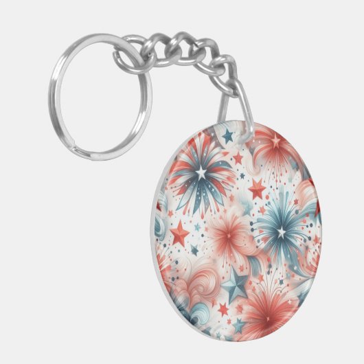 Amerika viert sleutelhanger (Voorkant Links)