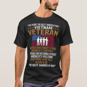 Amerika Vietnam Veteraan Vlag van de VS T-shirt