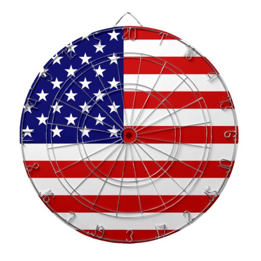 Amerika, Vlag van de VS Dartbord (Voorkant)