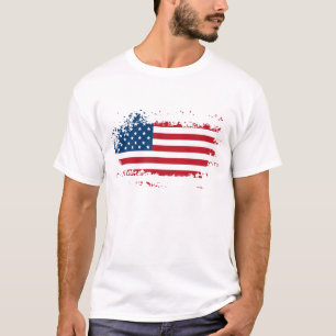 Amerika vlag van de VS T-shirt
