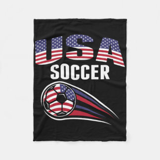 Amerika Voetbalfans Jersey - Verenigde Staten Voet Fleece Deken