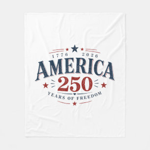 Amerika VS 250e, 250 jaar vrijheid Fleece Deken