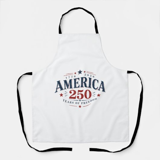 Amerika VS 250e, 250 jaar vrijheid Schort (Voorkant)