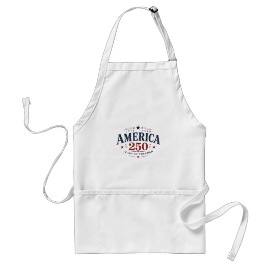 Amerika VS 250e, 250 jaar vrijheid Standaard Schort (Voorkant)