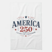 Amerika VS 250e, 250 jaar vrijheid Theedoek (Verticaal)