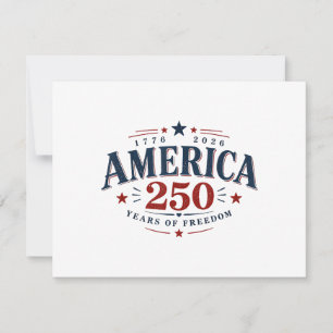 Amerika VS 250ste, 250 Jaar Vrijheid Kaart