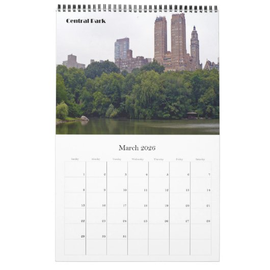 Amerika - VS - New York - Kalender (Mar 2026)