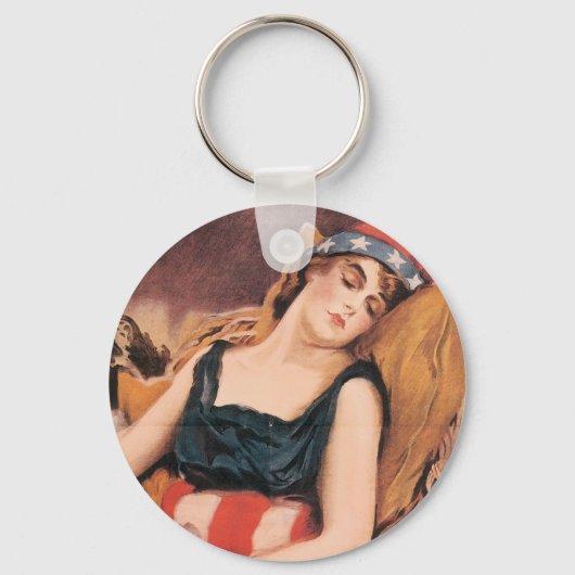 Amerika wakker maken sleutelhanger (Voorkant)