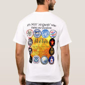 Amerika wakker maken t-shirt (Achterkant)