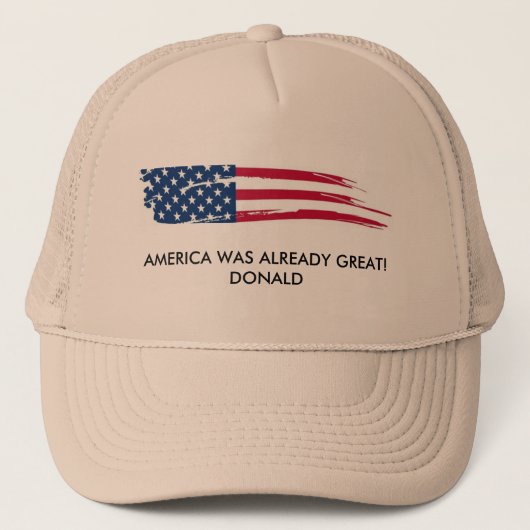 Amerika was al geweldig! Donald Truckers Pet (Voorkant)