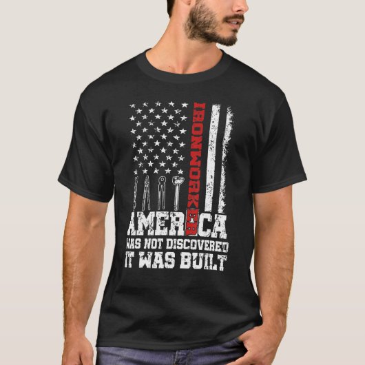Amerika was niet ontdekt, maar het was een monumen t-shirt (Voorkant)
