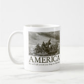 Amerika: We doden je in je slaap op Christm Koffiemok (Links)