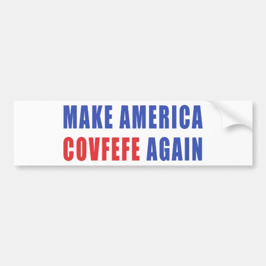 Amerika weer een duw geven bumpersticker (Voorkant)