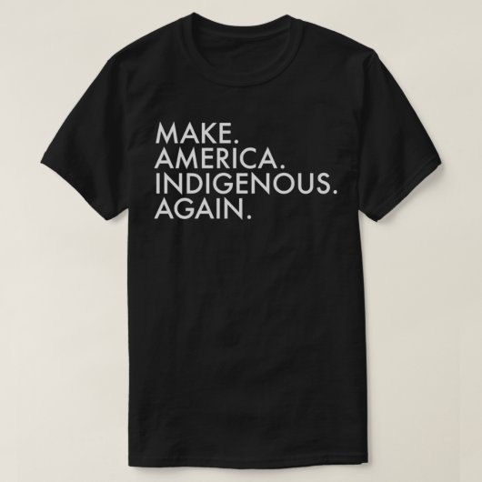Amerika weer een inheemse motor maken t-shirt (Design voorkant)