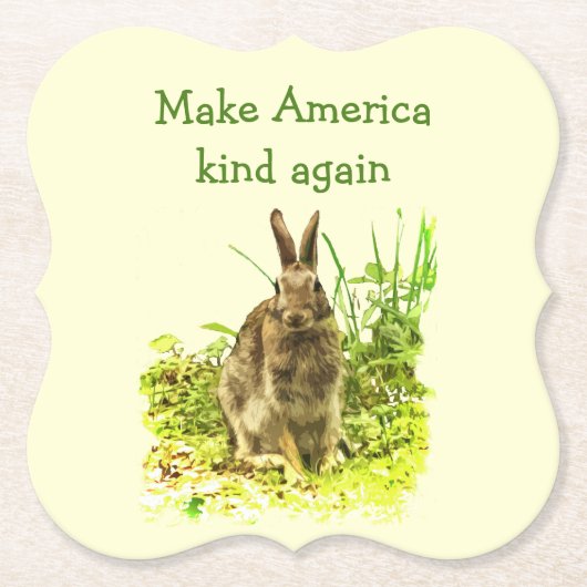 Amerika weer een soort Bunny Rabbit Onderzetters m (Voorkant)