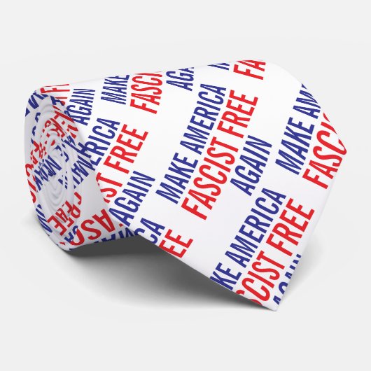 AMERIKA WEER FASCISTISCH VRIJ MAKEN STROPDAS (Opgerold)