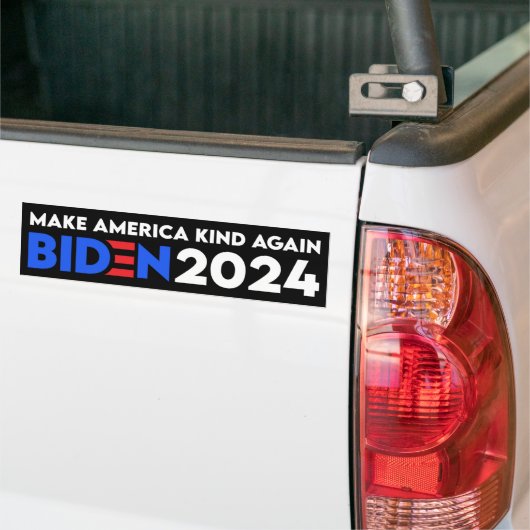 Amerika weer gek maken, Biden President 2024 Bumpersticker (Op Truck)