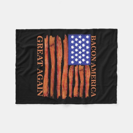 Amerika weer geweldig grappig fleece deken (Voorkant (Horizontaal))