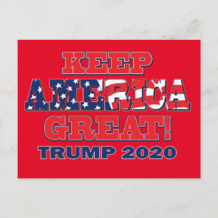 Amerika weer geweldig houden briefkaart