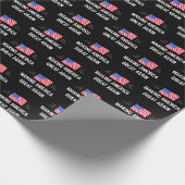 Amerika weer geweldig maken cadeaupapier (Hoek)