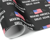 Amerika weer geweldig maken cadeaupapier (Rol Hoek)