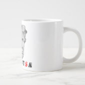 Amerika weer geweldig maken grote koffiekop (Rechts)