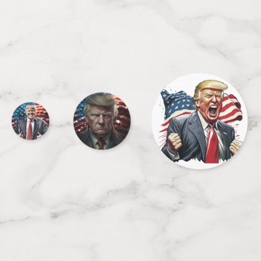 Amerika weer geweldig maken - President Trump Confetti (Achterkanten)