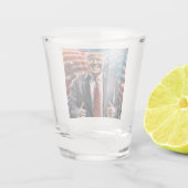Amerika weer geweldig maken - President Trump Shot Glas (Achterkant)