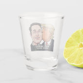 Amerika weer geweldig maken shot glas (Achterkant)