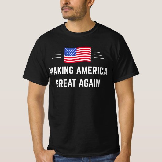 Amerika weer geweldig maken t-shirt (Voorkant)