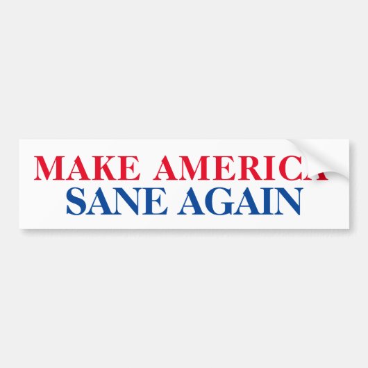 Amerika weer gezond maken 2020 bumpersticker (Voorkant)