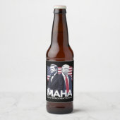 Amerika weer gezond maken bier etiket (Voorkant)