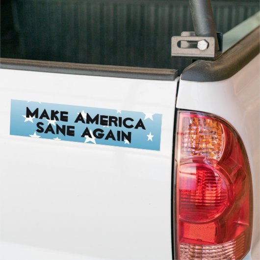 Amerika weer gezond maken Bumpersticker (Op Truck)