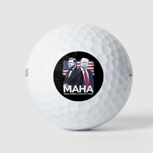 Amerika weer gezond maken golfballen (Voorkant)